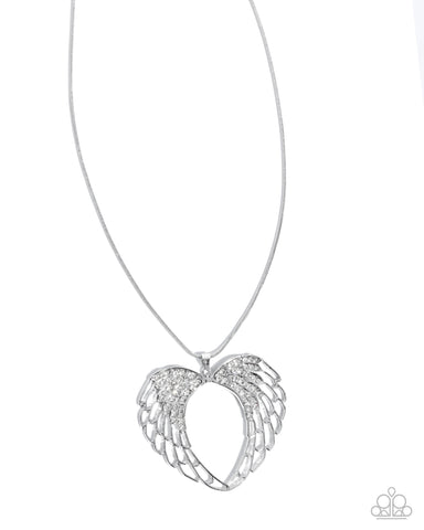COMING SOON Paparazzi Angelic Accuracy - White Necklace