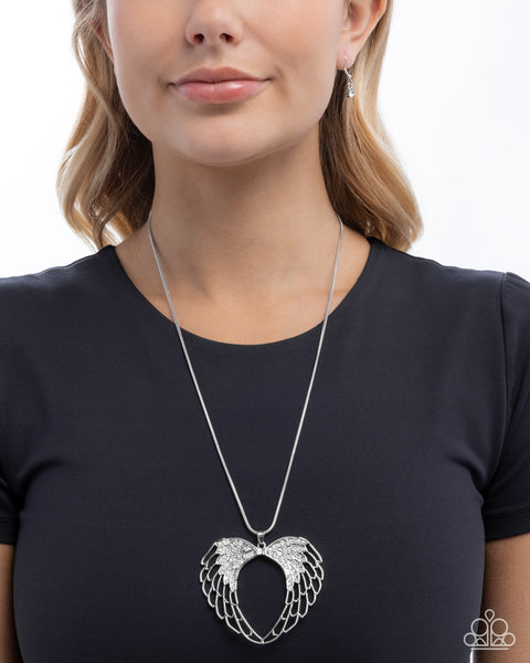 COMING SOON Paparazzi Angelic Accuracy - White Necklace