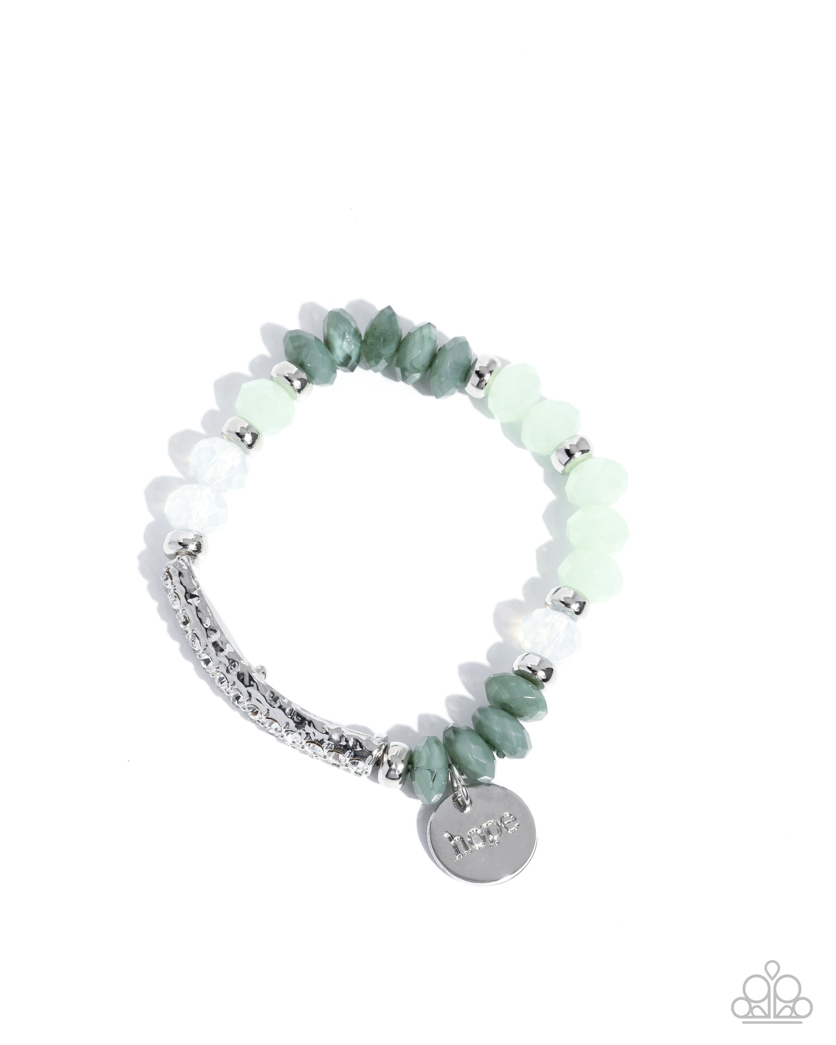 COMING SOON Paparazzi Handcrafted Hope - Green Bracelet