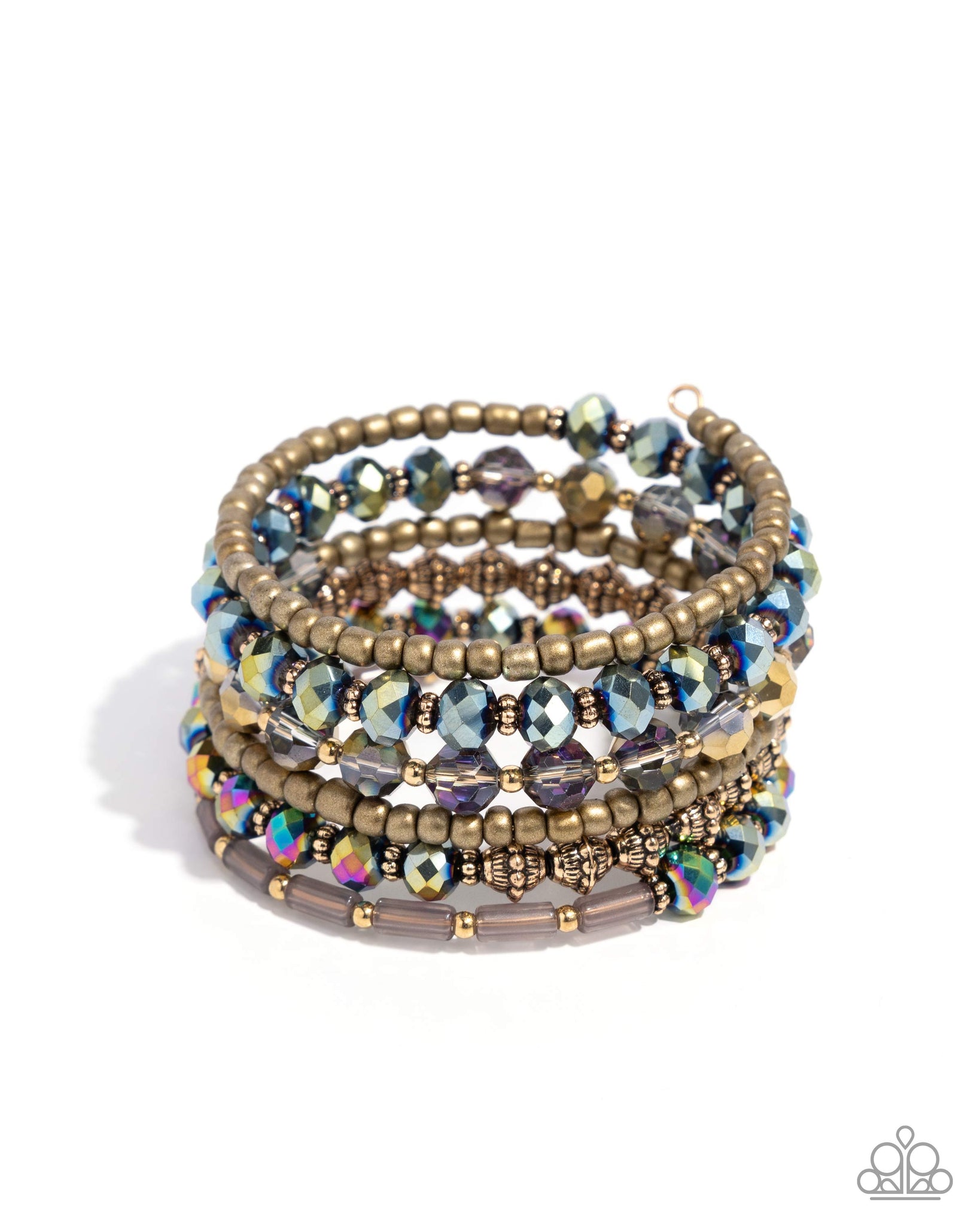 COMING SOON Paparazzi Stacked Surprise - Multi Oil Spill Coiled