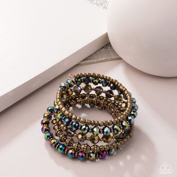 COMING SOON Paparazzi Stacked Surprise - Multi Oil Spill Coiled