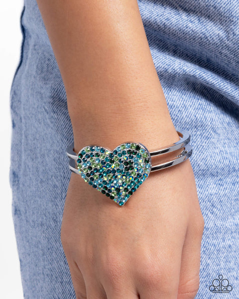 COMING SOON Paparazzi Significant Shimmer - Green Iridescent Bracelet