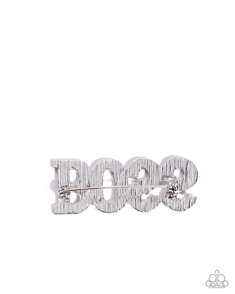 COMING SOON Paparazzi Blingy Boss - White Brooch