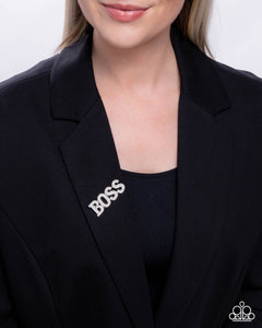 COMING SOON Paparazzi Blingy Boss - White Brooch