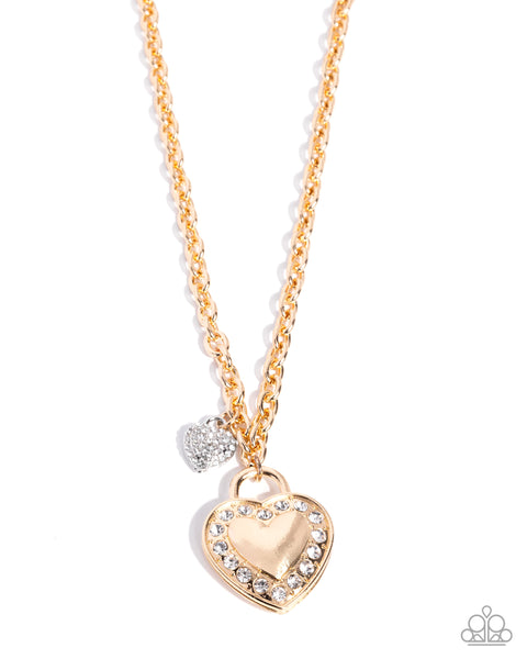 Paparazzi Unforgettable Union Heart Multi Necklace
