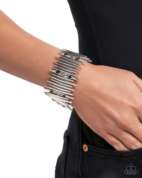 COMING SOON Paparazzi Pointed Potential - Black Bracelet