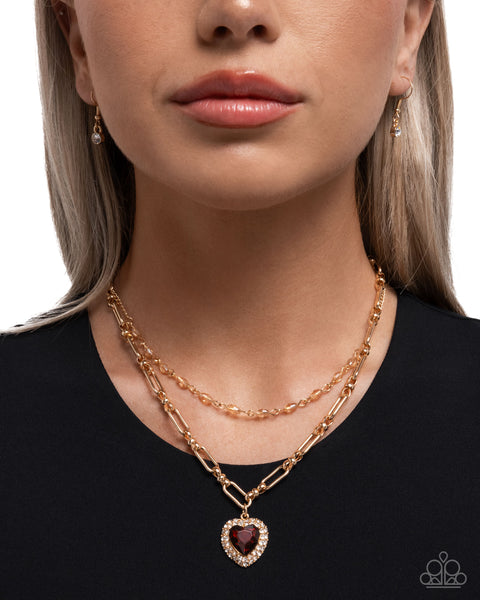 COMING SOON Paparazzi 
Match Made In HAUTE - Brown Necklace