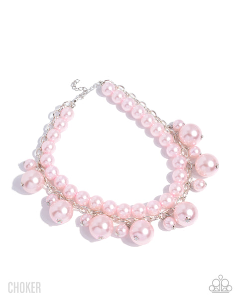 COMING SOON Paparazzi Sophisticated to the Max - Pink Necklace