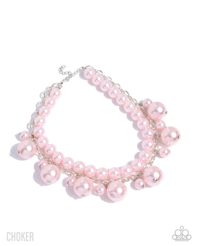 COMING SOON Paparazzi Sophisticated to the Max - Pink Necklace