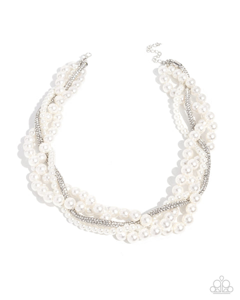 COMING SOON Paparazzi Pearl Pinnacle White Necklace