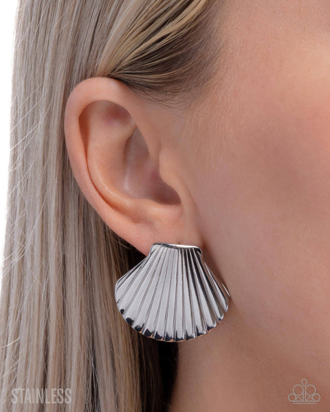 COMING SOON Paparazzi Coastal Clique - Silver Earrings