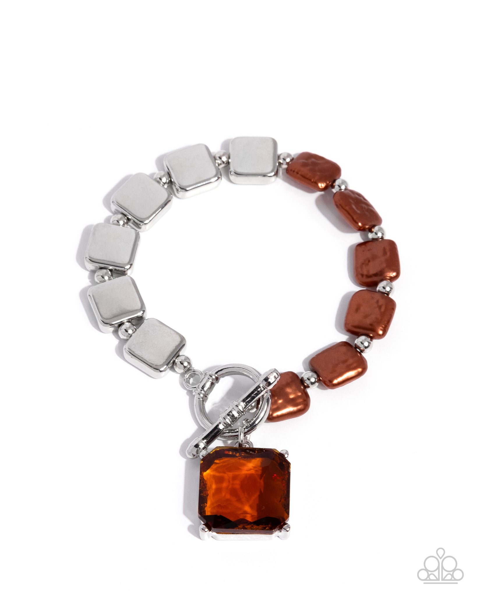 COMING SOON Paparazzi Mismatched Season - Brown Toggle Bracelet