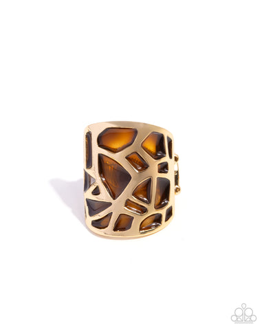 COMING SOON Paparazzi 
Kintsugi Moment - Brown Ring
