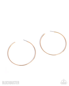 COMING SOON Paparazzi 
Basic Bombshell - Gold Hoop Earrings