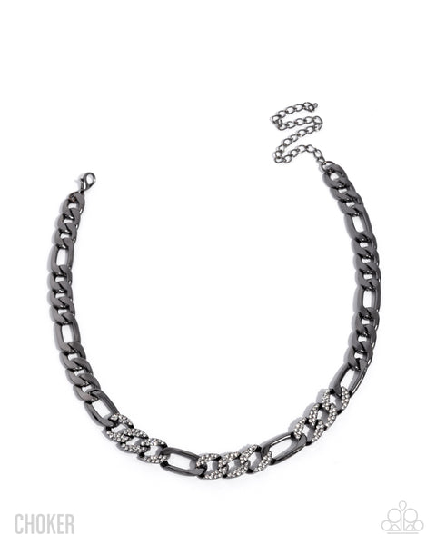 COMING SOON Paparazzi Daring Delight - Black Choker Necklace