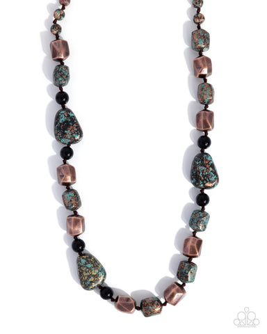 COMING SOON Paparazzi Passionate Patina - Copper Necklace