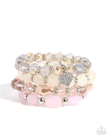 COMING SOON Paparazzi 
Adorable Array - Pink Bracelet