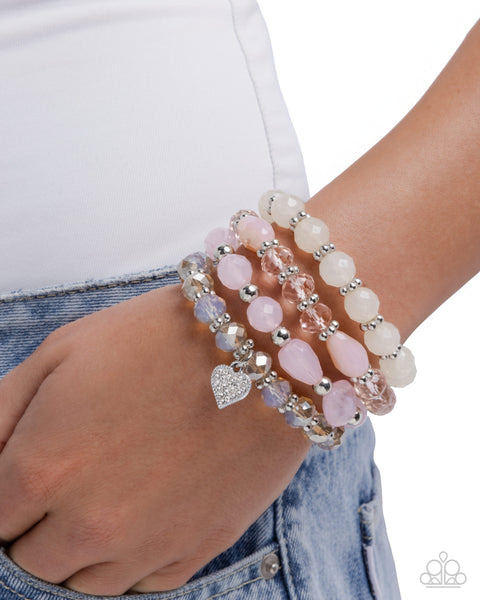 COMING SOON Paparazzi 
Adorable Array - Pink Bracelet