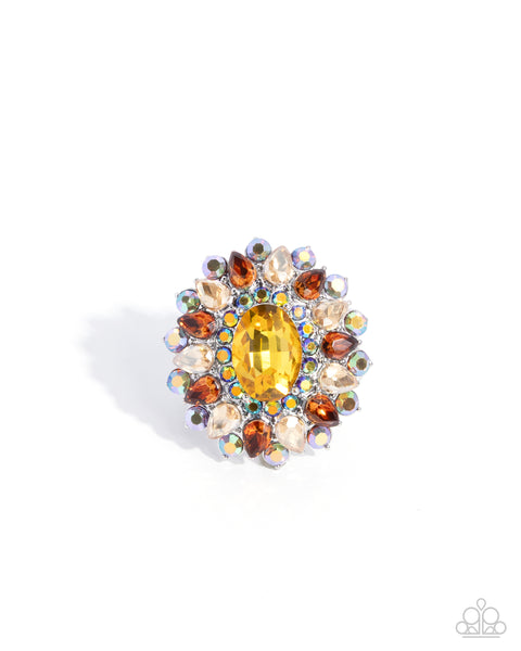 Paparazzi Petaled Persistence - Brown Ring