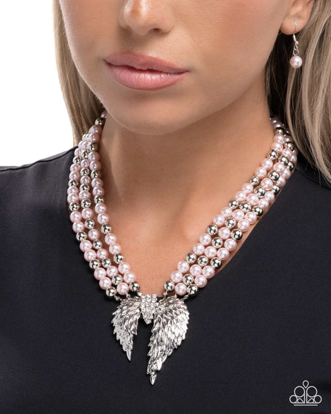 COMING SOON Paparazzi 
Angelic Ardor - Pink Necklace