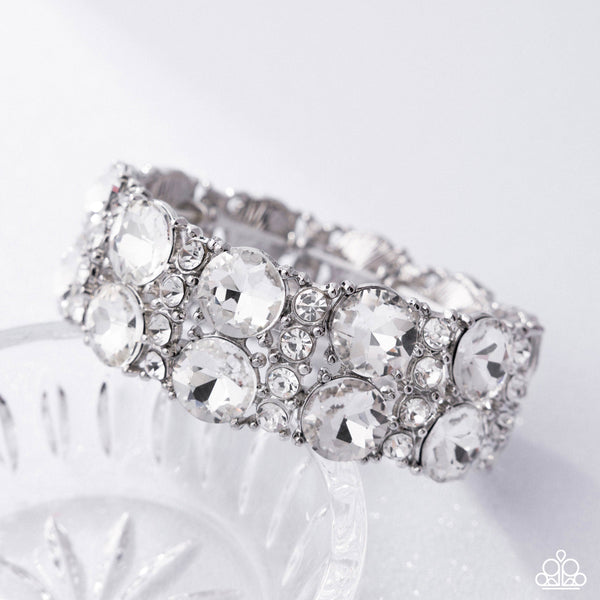 COMING SOON Paparazzi Exact Elegance - White Bracelet