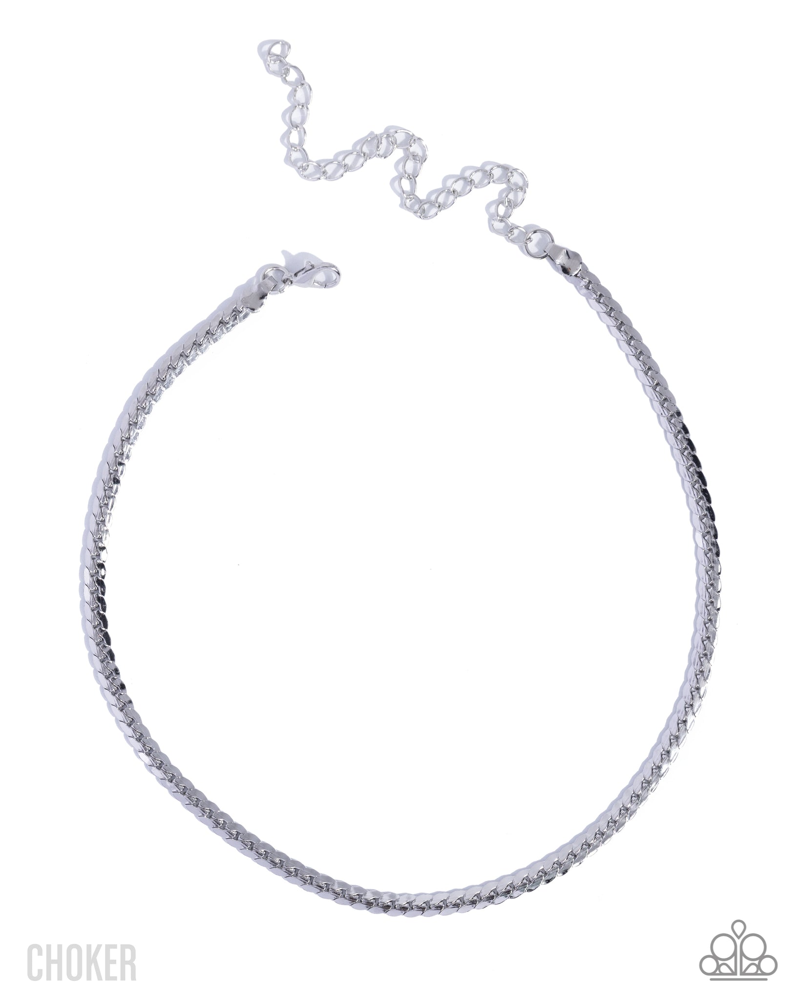 COMING SOON Paparazzi 
Crowning Challenge - Silver Choker Necklace