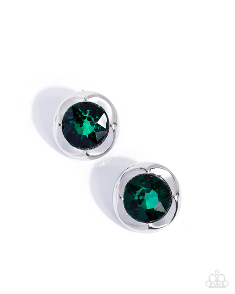 COMING SOON Paparazzi 
Tailored Tapestry - Green Earrings