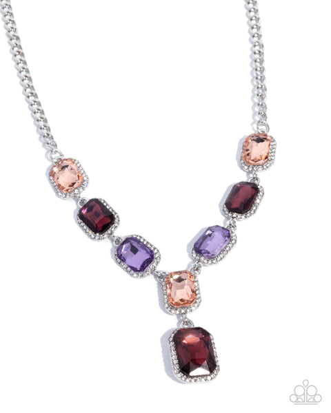 COMING SOON Paparazzi Chic Collision - Multi Purple Necklace