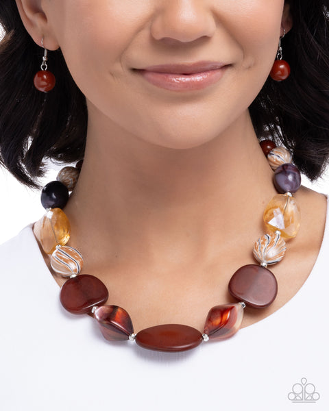 COMING SOON Paparazzi All Beauty - Brown Necklace