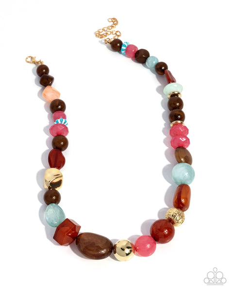 Paparazzi Modular Malibu - Multi Necklace