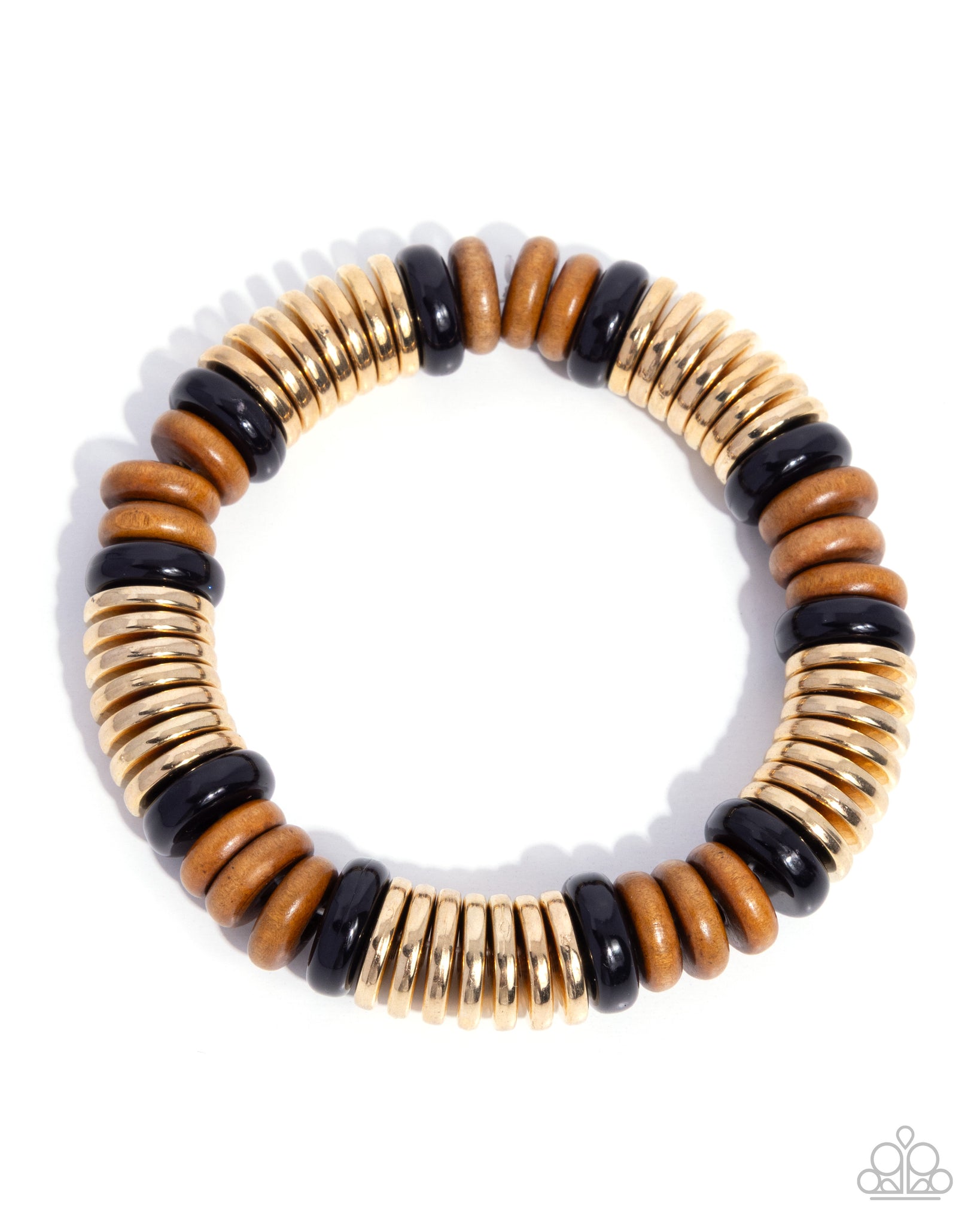 COMING SOON Paparazzi Wood Work - Black Bracelet