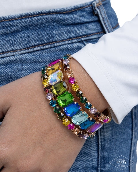 Paparazzi Candescent Caliber - Multi Bracelet