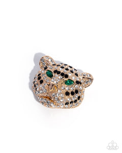 COMING SOON Paparazzi Leopard Location - Gold Brooch