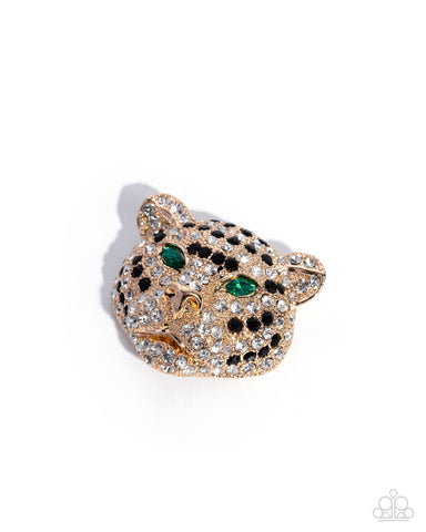 COMING SOON Paparazzi Leopard Location - Gold Brooch