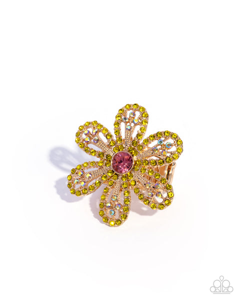 COMING SOON Paparazzi 
Absolutely Thriving - Yellow Ring