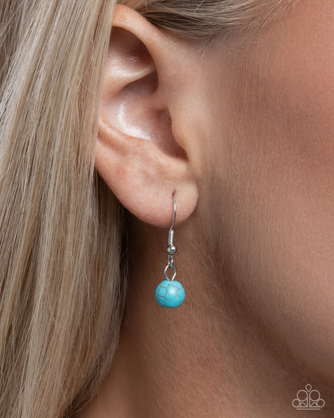 Paparazzi Earthy Filter - Blue Necklace