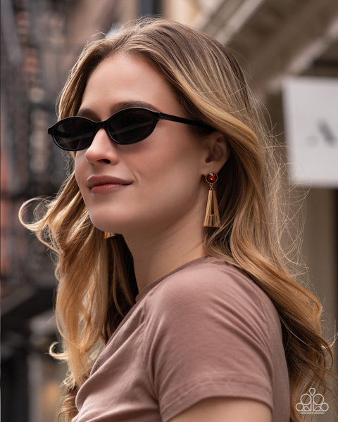 COMING SOON Paparazzi Sophisticated Sway - Brown Earrings