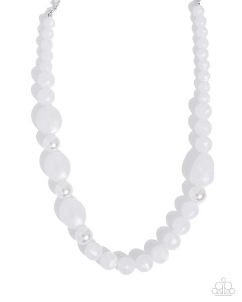 Malibu Mosaic - White Necklace