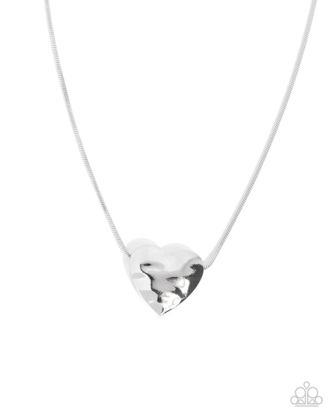 COMING SOON Paparazzi Cavalier Cupid - Silver Necklace