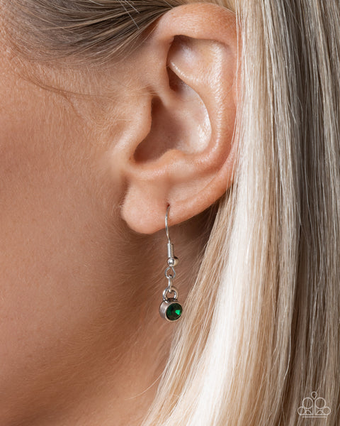 Paparazzi Discerning Dazzle - Green Necklace