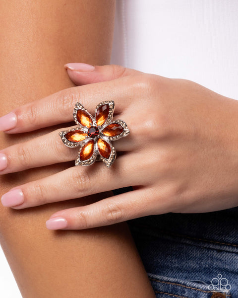 Paparazzi Effortless Era - Orange Ring