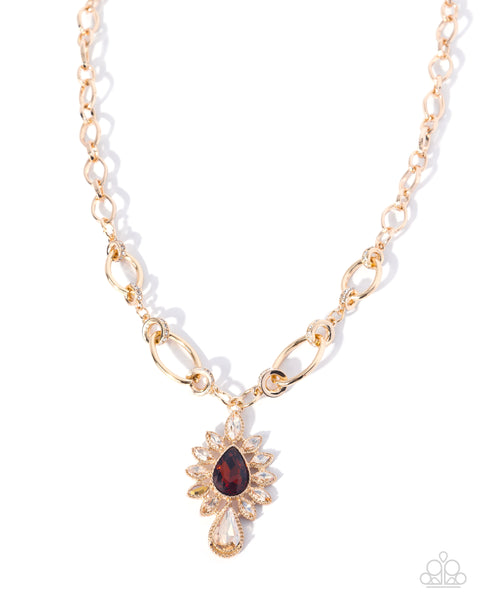 COMING SOON Paparazzi 
Standout Strut - Brown Necklace