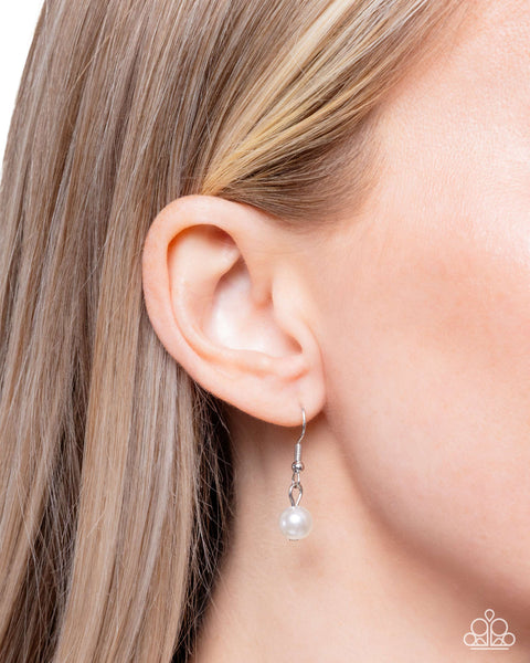 Paparazzi Polished Premiere - Red Pearl Necklace