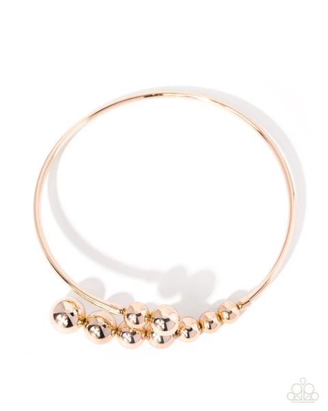 COMING SOON Paparazzi Smoldering Showcase Necklace  & Graduated Grunge Earrings- Gold Set