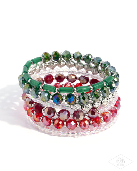 Paparazzi Stacked Surprise - Multi Coiled Bracelet