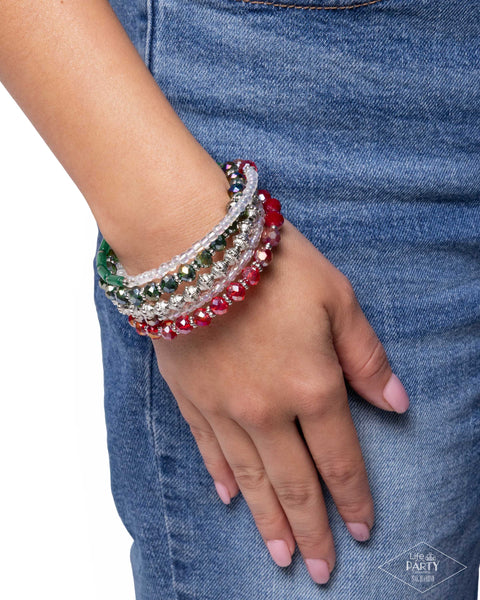 Paparazzi Stacked Surprise - Multi Coiled Bracelet