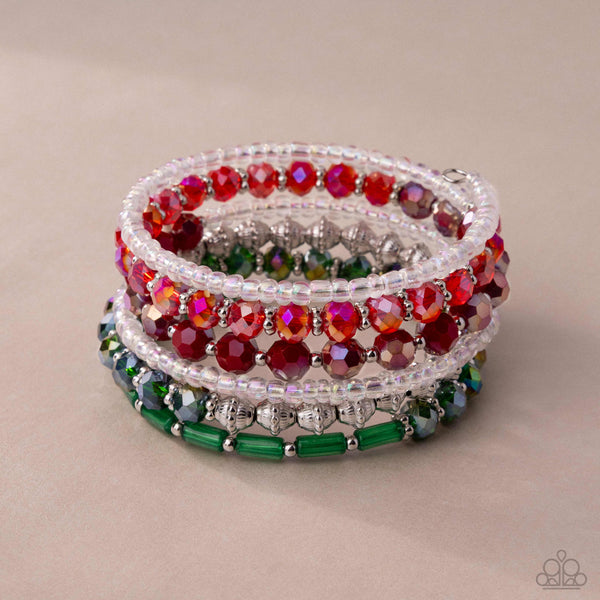 Paparazzi Stacked Surprise - Multi Coiled Bracelet