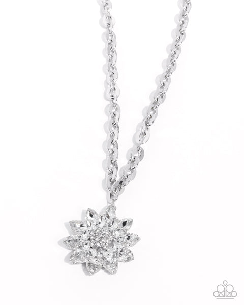 COMING SOON Paparazzi 
Glamorous Garden - White Necklace