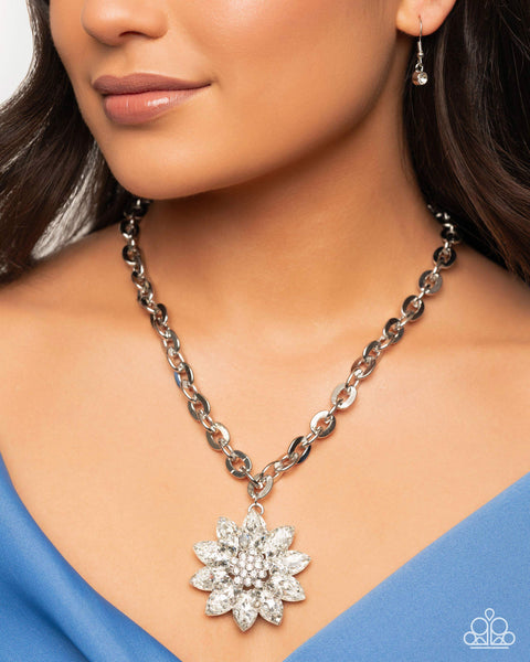 COMING SOON Paparazzi 
Glamorous Garden - White Necklace