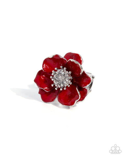 Paparazzi Poppy Power - Red Ring